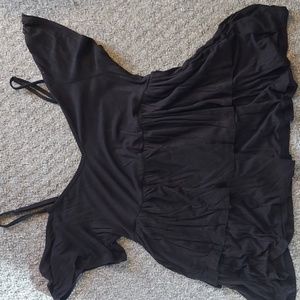 Torrid Cold Shoulder Babydoll Top